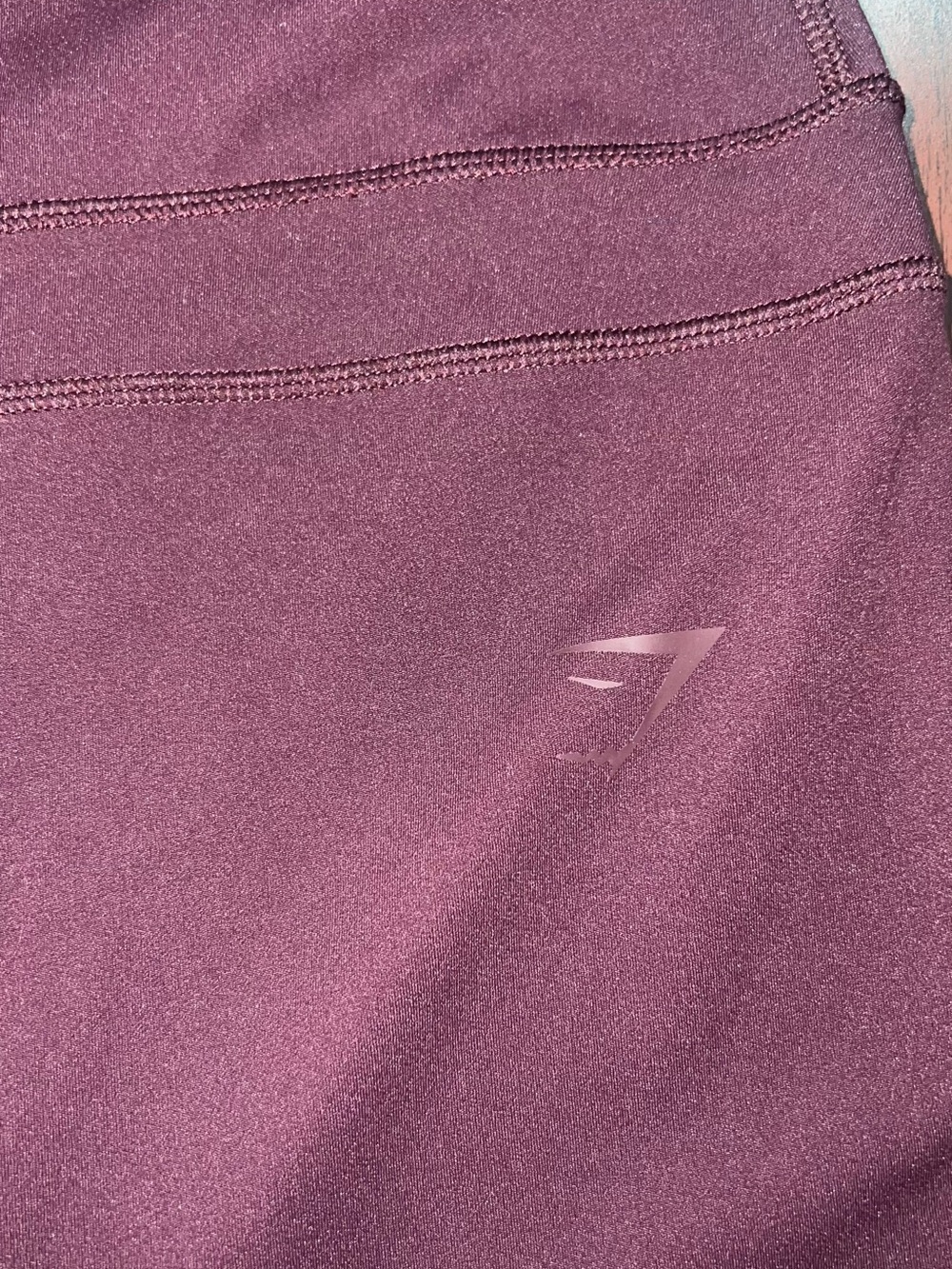 Gymshark Wide-Leg High-Waist Pants in Plum - Picture 2 of 3